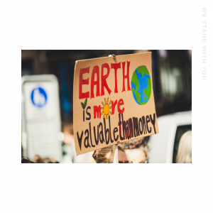 earth is more valuable than money / kryzys klimatyczny